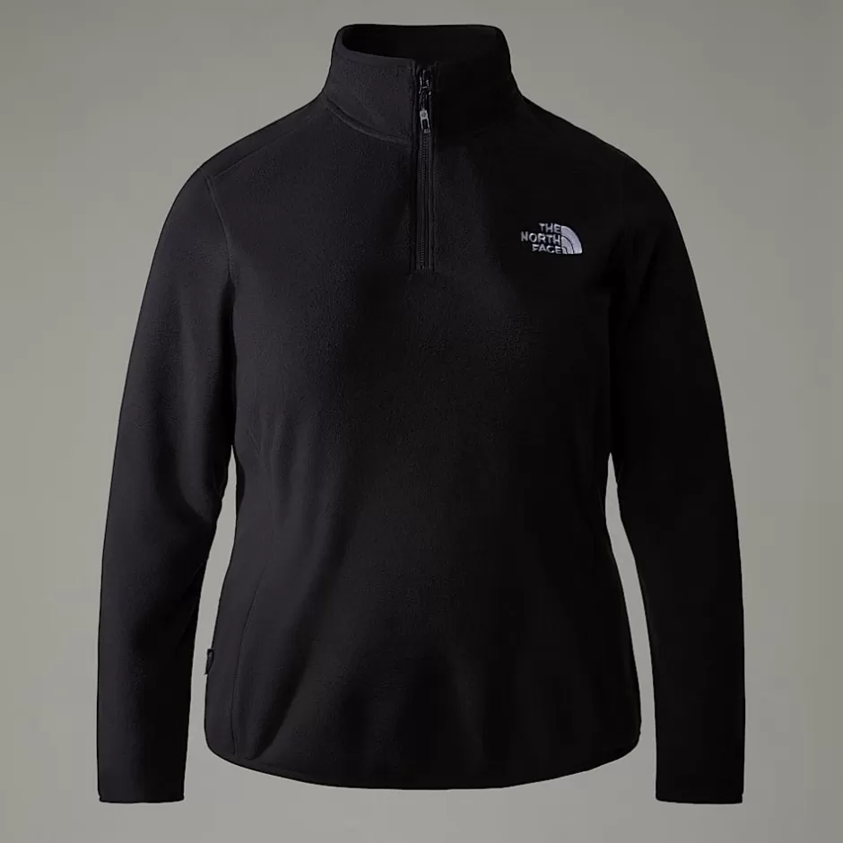 Polaire à Col Zippé Grande Taille 100 Glacier Pour Femme<The North Face Clearance